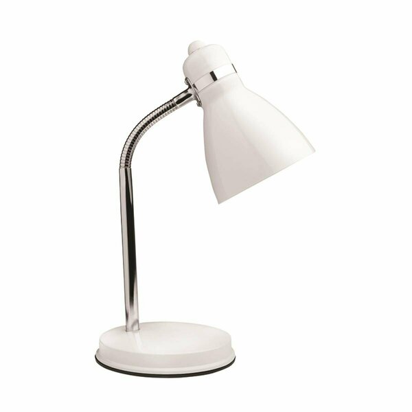 Lucent The Oxford 13 in. White Desk Lamp LU2737365